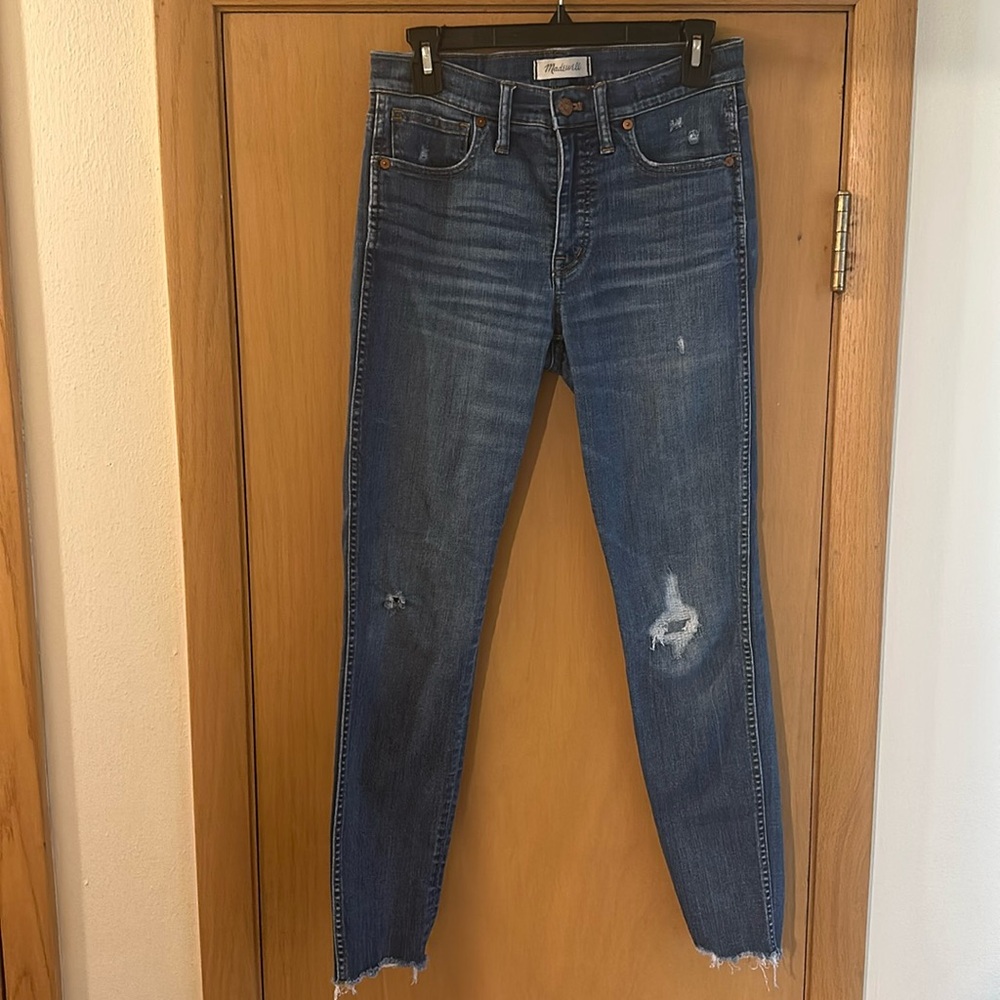 Madewell Women’s 9’’ High Rise Skinny Jeans Medium Wash Size 27